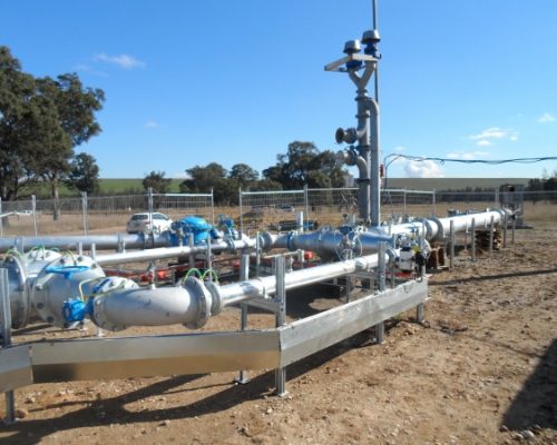 Temporary Gas Plant Installation